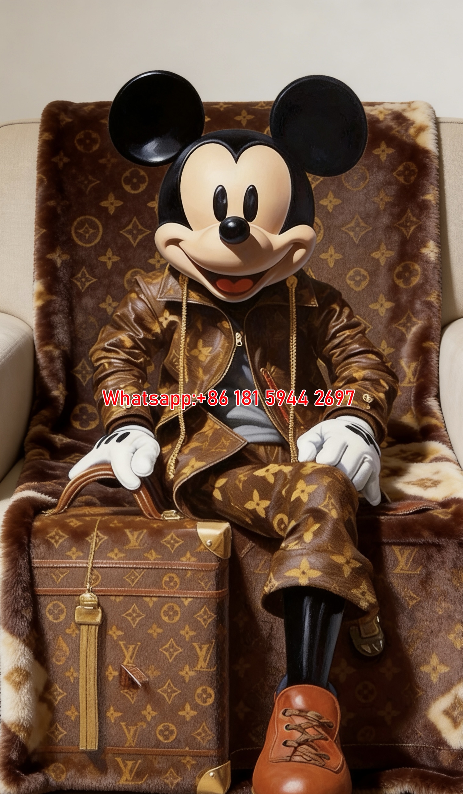 LV x Mickey Traveler Blanket IMG_3050